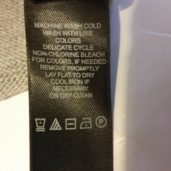 DKNY JEANS Men's Large Cotton Logo Sweater Gray - Picture 4 of 7